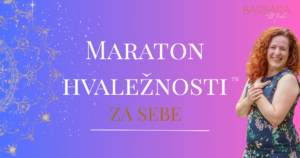Maraton hvaležnosti za SEBE