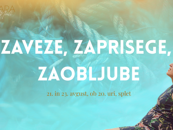 Zaveze, zaobljube, zaprisege