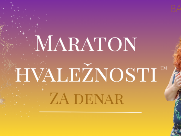 Maraton hvaležnosti za Denar